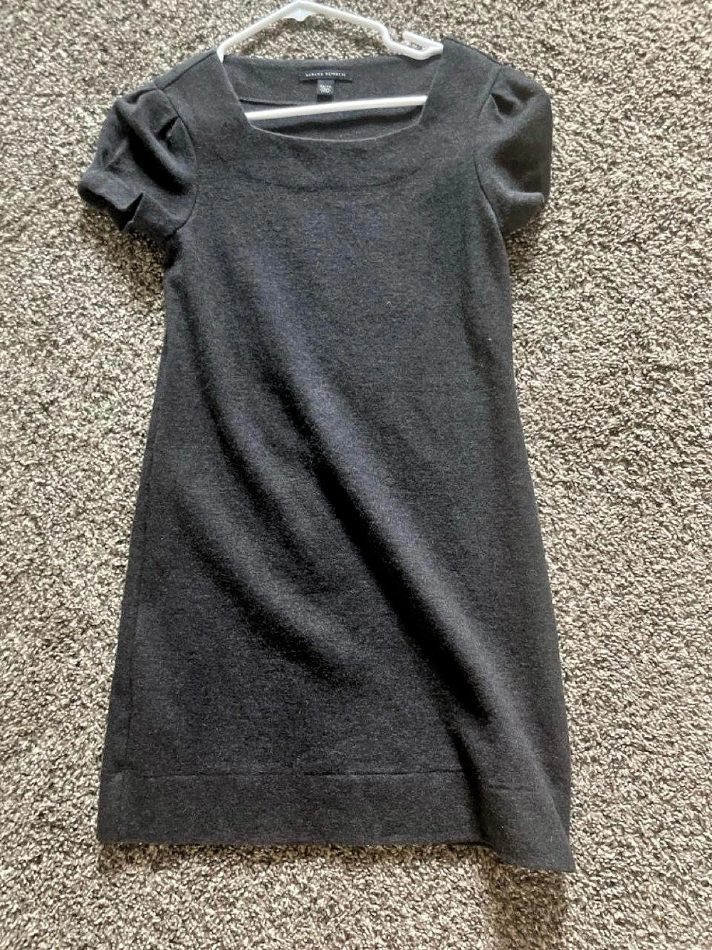 Banana Republic Black Wool Mini Dress Size XS/P